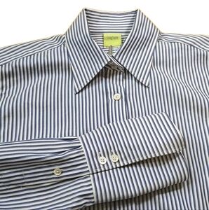 Craig Taylor Fiona Shirt Woman XL Nautical Blue Striped L'Air De rien Minimalist